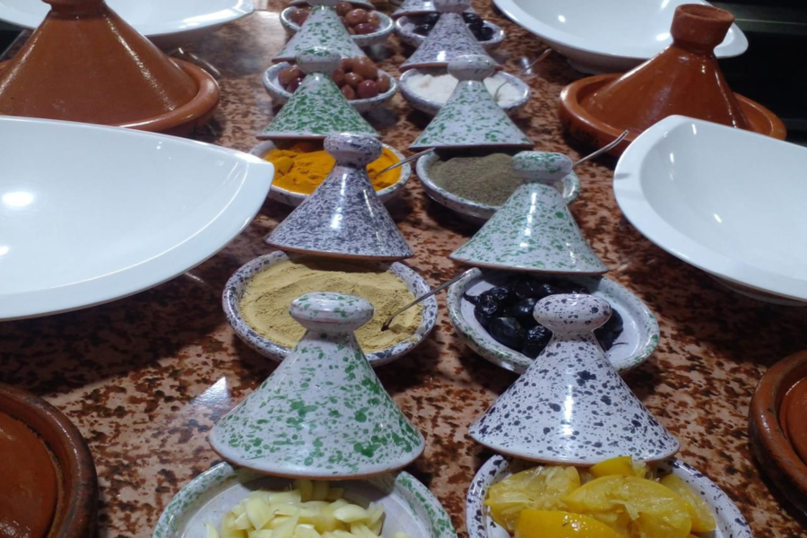 Marokkaanse kookcursus Marrakech in Chouf l'Or met ophalen