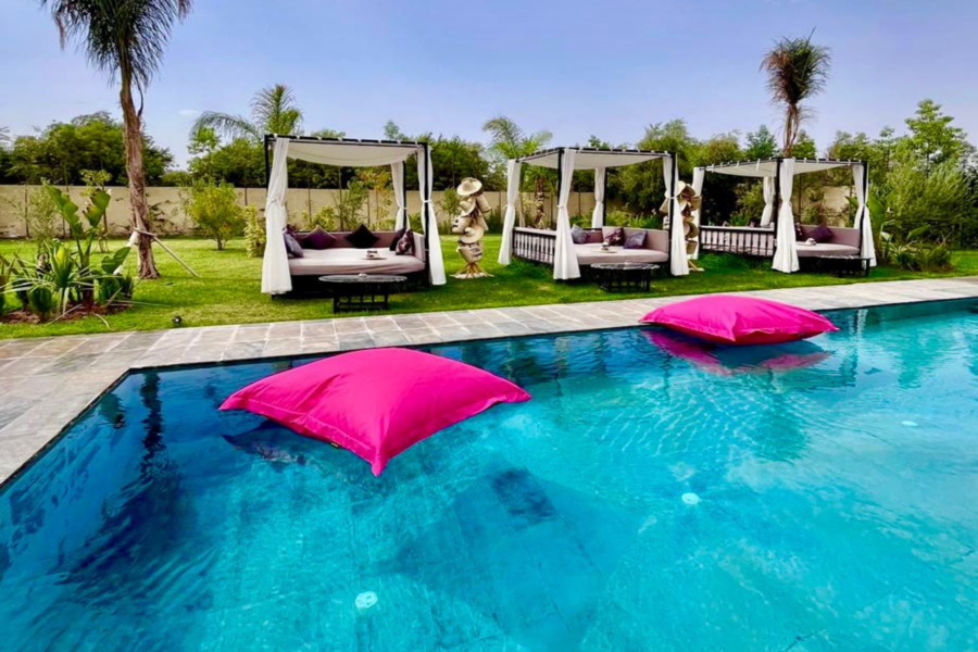 Marrakech Dagpas Zwembad Inclusief Lunch en Shuttle - ontspan