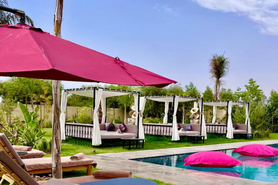 Marrakech Dagpas Zwembad Inclusief Lunch en Shuttle - ontspan