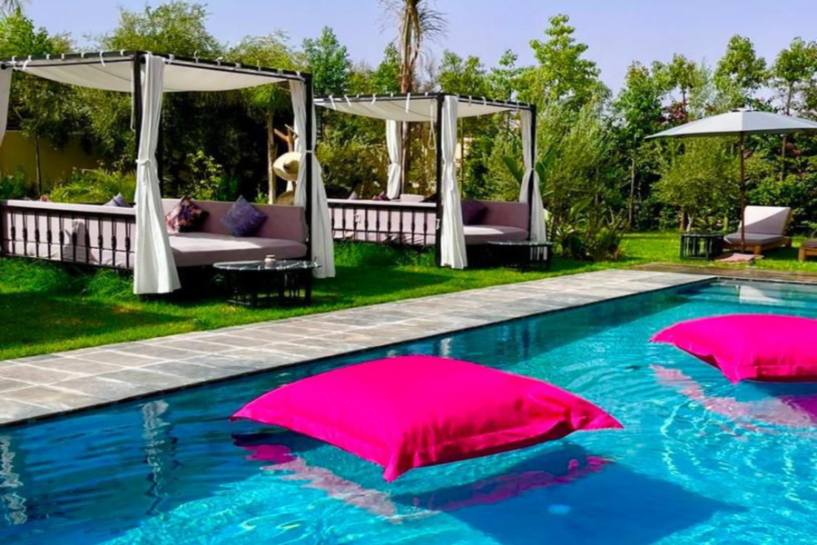 Marrakech Dagpas Zwembad Inclusief Lunch en Shuttle - ontspan