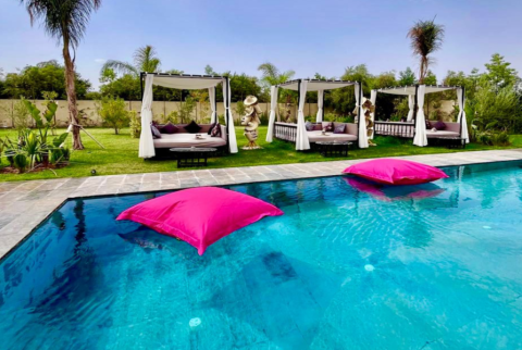 Marrakech Dagpas Zwembad Inclusief Lunch en Shuttle - ontspan