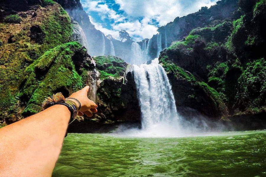 Ouzoud-watervallen en Iminifri 2-daagse excursie