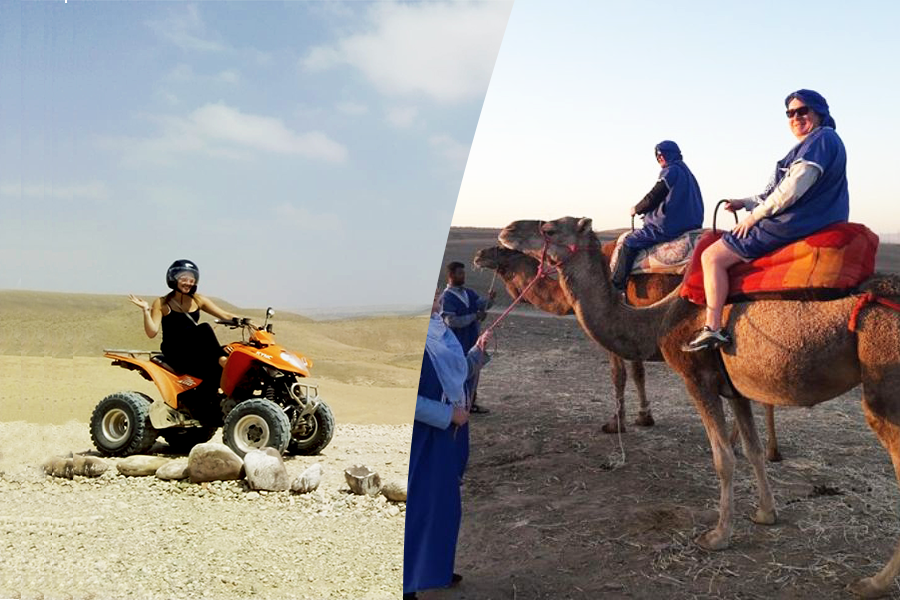 Camel Ride & Quad Bike Experience in Agafay Rocky Desert
