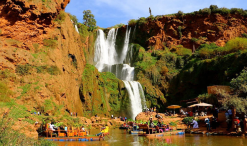 Dagexcursie naar de Ouzoud-watervallen met boottocht