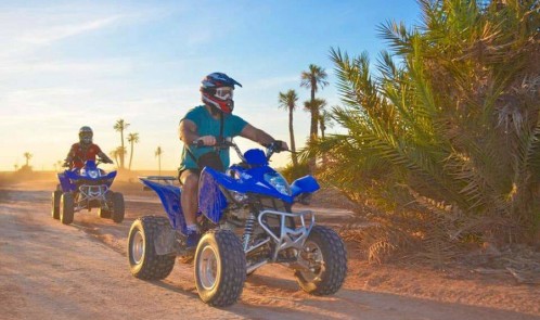 Quadrijden op de Palmeraie van Marrakech