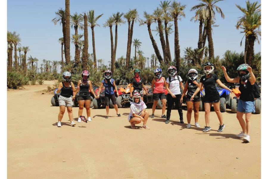 Quadrijden op de Palmeraie van Marrakech