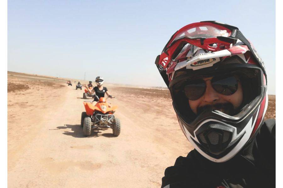 Quadrijden op de Palmeraie van Marrakech
