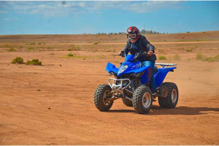 Kameelrit en quad in Marrakech Palmeraie