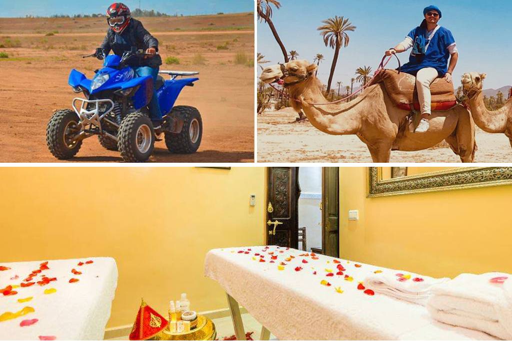 Kameelrijden & quad & spa en hamambehandeling