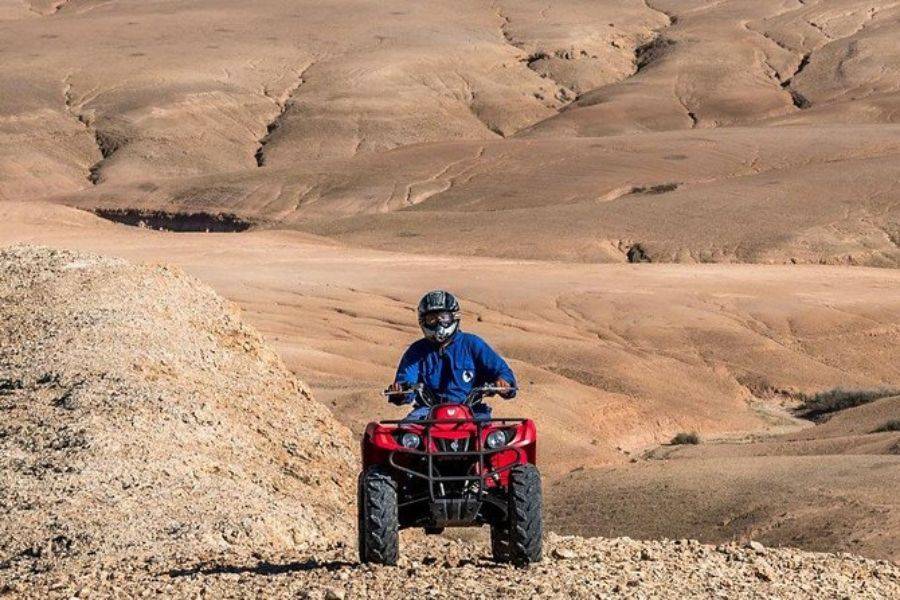 Quad in Agafay Rocky Desert vanuit Marrakech