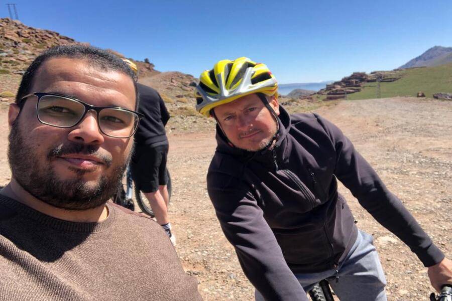 Fietstocht naar het Atlasgebergte en het Berberdorp vanuit Marrakech