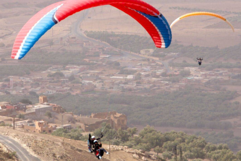 Paragliden in Marrakech en het Atlasgebergte